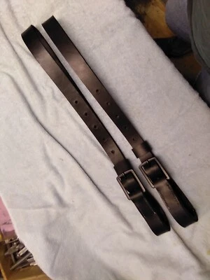 Correas de estribo M1859 para silla de montar McClellan con hebillas de hierro correctas Foto 1 de 3