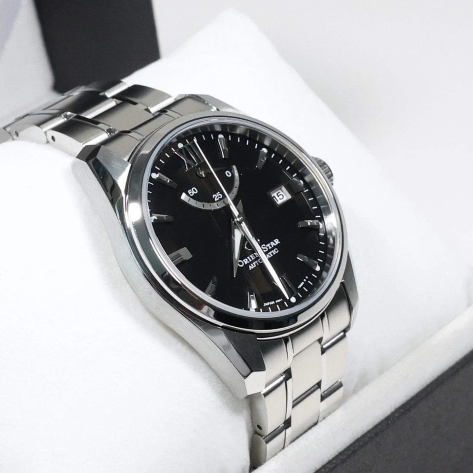 Reloj para hombre Orient Star automático esfera negra acero inoxidable RE-AU0004B00B Foto 1 de 4