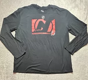 Fanatics Black New Jersey Devils Authentic Pro Core Collection Long Sleeve 3XL - Picture 1 of 3