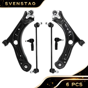 SVENSTAG Front Control Arm Ball Joint Swaybar Tie Rod for 2012-17 VW Passat-6Pcs - Picture 1 of 10
