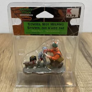 Lemax Spooky Town Bowser Not help 52091 KM Retired 2005 Dog Mummy Boy Rare - Bild 1 von 9