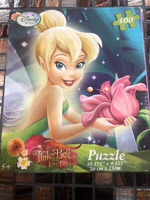 "Puzzles Disney Fairy Tinker Bell tesoro perdido 100 piezas 9,125"" por 10,375""" Foto 1 de 4