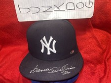 New York Yankees Bernie Williams New ERA Autographed Hat Cap BW Authentics COA