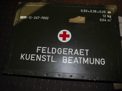 Feldgerät Bundeswehr Künstliche Beatmung 1959  Beatmungsgerät • 107.30€