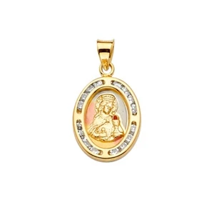 14K Yellow Gold Communion Pendant - Picture 1 of 4