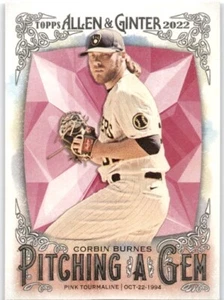 CORBIN BURNES 2022 Topps Allen & Ginter #PAG-21 Milwaukee Brewers - Picture 1 of 2