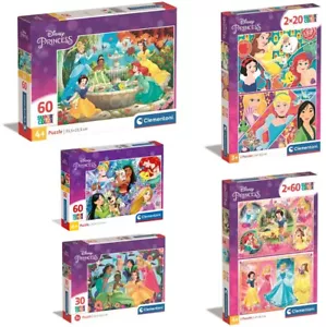 Clementoni Disney´s Princess Supercolor Puzzle 20-60 Teile ab 4J. Kinderpuzzle - Picture 1 of 7