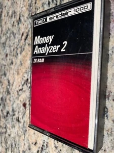 Timex Sinclair 1000 Software 2K RAM Cassette Tape "Money Analyzer 2" 1982 - Photo 1/2