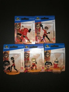 Mattel Micro Colección Disney Pixar Los Increíbles Juego Completo De 5 Nuevo - Imagen 1 de 1