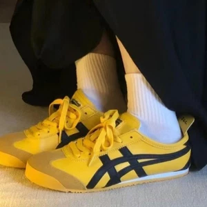 NEW Onitsuka Tiger MEXICO 66 Yellow/black Unisex Shoes Retro Runner 1183C102-751 - Picture 1 of 14