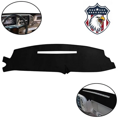Dashboard Mat Dashmat Dash Board Cover For Chevy Suburban Tahoe 1997-99 Black Foto 1 de 4