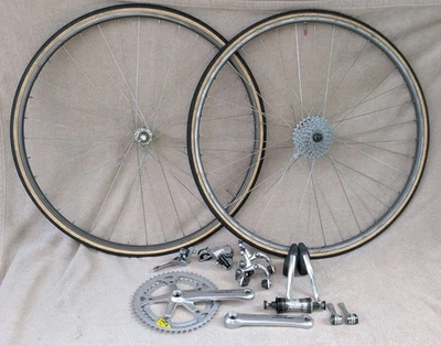 Vintage Shimano 105 1050 7 Speed Road Groupset BL BR SL FC RD FD HB FH - Image 1 of 4
