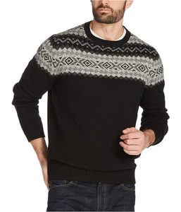 Weatherproof Mens Vintage Knit Sweater, black, 3XL - Picture 1 of 1