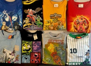 Vintage Y2k Boys T-Shirt 8 Total - Picture 1 of 24