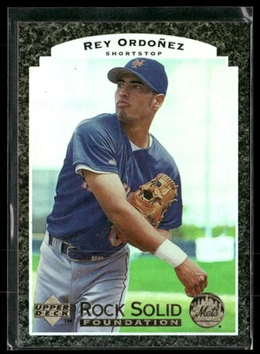 1997 Upper Deck Rock Solid Foundation Rey Ordonez #RS2 - Image 1 of 2