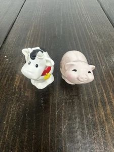 Fisher Price 1999 Toots The Train Cow and Pig Figure -MATTEL - Picture 1 of 4