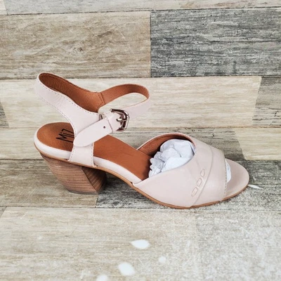 Miz Mooz Annika Leather Heeled Sandals Womens Sz 7.5 - 8 Leather Hook & Loop - Image 1 of 4