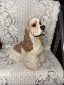 Sandicast Cocker Spaniel Figur, Buff/Braun Sandra Brue Medium Größe 9" x 8" Vintage - Bild 1 von 18