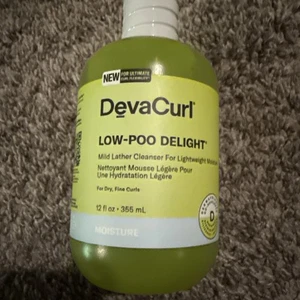 DevaCurl ~ Low-Poo Delight ~ Mild Lather Cleanser Lightweight Moisture ~12 Fl Oz - Picture 1 of 1