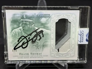 2015 Topps Dynasty Frank Thomas Auto 3 Color Patch Jersey /5 SEALED AP-FT3 - Picture 1 of 6
