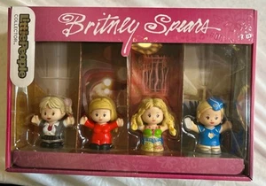 Britney Spears Fisher-Price Little People Collector 4 Figure Set New - Picture 1 of 2