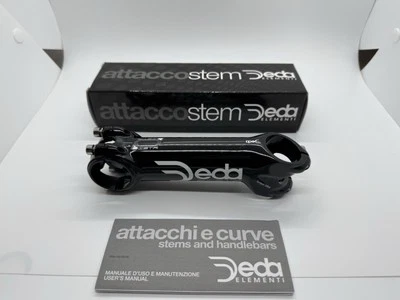 130mm Deda Elementi Bicycle Cycle Bike Pista Polished Stem Black - Image 1 of 4