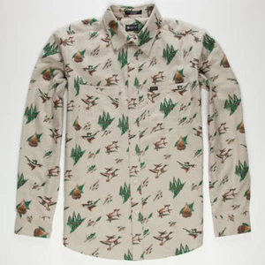 MATIX Williams Flannel Shirt (S) Natural - Picture 1 of 1
