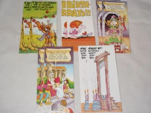 Posten 10 Vintage Humor große Geburtstagsgrußkarten von GiGi *ohne Umschläge* - Bild 1 von 7