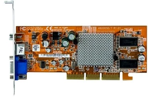 ASUS ATI Radeon 9200SE AGP 128Mo A9200SE Carte Graphique Vintage – PC Ancien - Photo 1/2