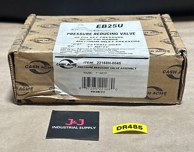 Cash Acme 22169H0045 EB-25U 1”NPTF Single Union Threaded Pressure Reducing Valve - Image 1 of 4