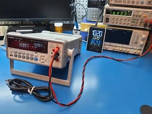 GW Instek GDM-8342 Dual Display Bench Multimeter w/USB CLEAN TESTED WORKS - Picture 1 of 24