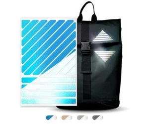 reflexsticker Streifen für Textilien Kleidung 6 Farben reflektierende Aufkleber - Bild 1 von 11