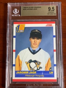 1990-91 Score #428 Jaromir Jagr RC Rookie BGS 9.5 GEM MINT!! - Picture 1 of 1