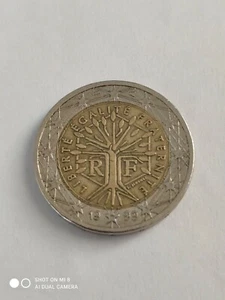 Moneta 2 euro 1999 Albero della vita Francia - Foto 1 di 2