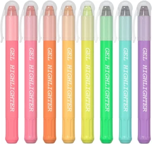 Bible Gel Highlighter Study Kit - 8 Bright Colors - Picture 1 of 12