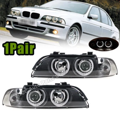 Pair For BMW 5 Series E39 530I 520I 528I 523I Headlights Daytime Running Light - Image 1 of 4