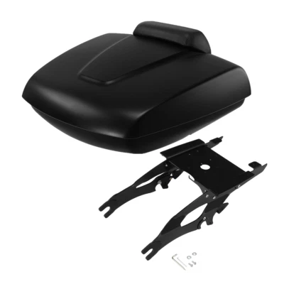 Matte Black Low Profile Trunk Pad Mount Rack For Indian Roadmaster 2015-Up - Image 1 of 4