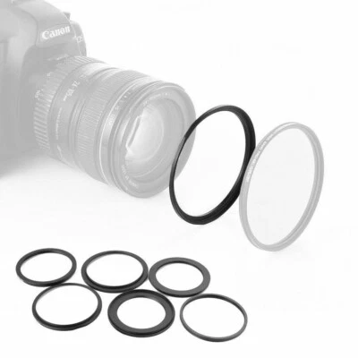12pcs 82mm to 77 72 67 62 58 55 52 49 43 mm Step Down Filter Ring Adapter KIT - Image 1 of 4