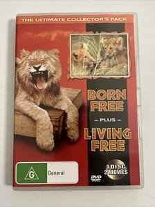 Born Free / Living Free (DVD, 2011) Region 4 - Picture 1 of 3