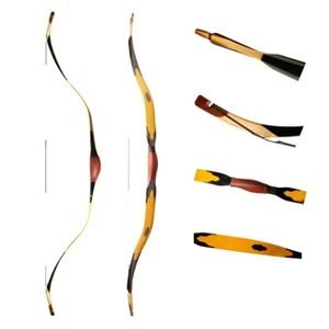 50'' Turkish Bow Sultan Recurve Bow Yellow Painting AF Archery Handmade Bow - Picture 1 of 7