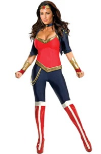 Sassy Sexy Wonder Woman Outfit Adult Costume - Picture 1 of 1