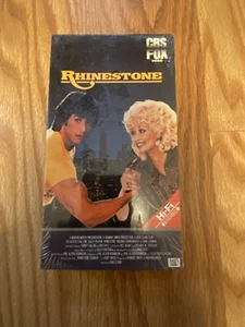 Rhinestone VHS Tape Vintage Dolly Parton Sylvester Stallone 80s Country NEW - Picture 1 of 9