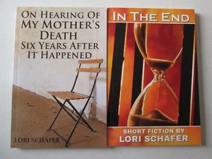 LORI SCHAFER LOT 2 PAPERBACKS Hearing of My Mother's Death Mental Illness Memoir - Picture 1 of 1