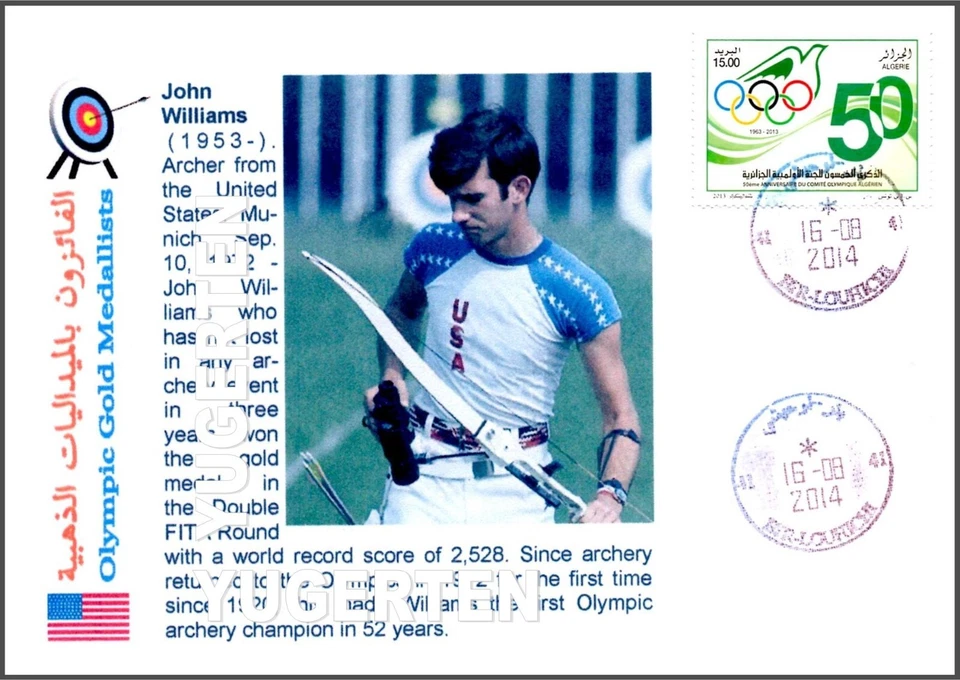 ALGERIA - Cover - Archery - John Williams - Olympic Gold Medallists - USA Sport - Image 1 of 1