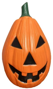 Zucca illuminata vintage Halloween soffiaggio stampo 23” veranda casa infestata decorazione - Foto 1 di 11