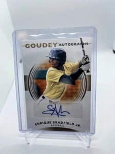 2022 UD Goodwin Champions Goudey Auto Enrique Bradfield Jr. RC Rookie #GA-BJ - Picture 1 of 2