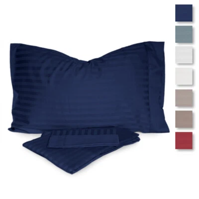 Parure copripiumino Zefiro di Novia in Raso rigato Matrimoniale W742 - Immagine 1 di 4