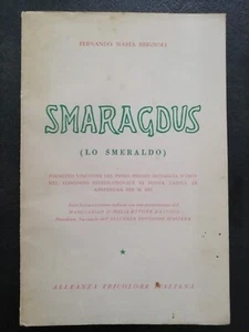 SMARAGDUS (LO SMERALDO) - FERNANDO MARIA BRIGNOLI - ALLEANZA TRICOLORE ITALIANA - Picture 1 of 1