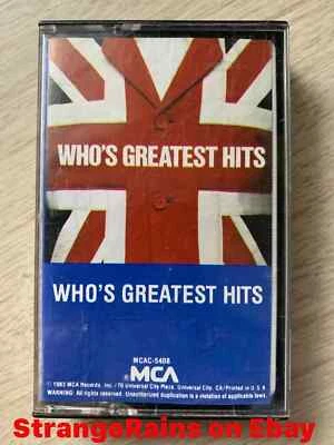 The Who - GREATEST HITS - Cassette Tape - Pete Townshend  ~~PLAY TESTED - Image 1 of 4