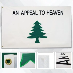 Liberty Tree Embroidered Flag 3x5ft Sons of Liberty Pine Tree Historical Flag - Picture 1 of 5